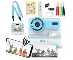 Xblitz FLASH Mėlynas INSTANT CAMERA WITH THERMAL PRINTER FOR CHILDREN