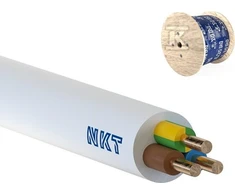 YDY-ŻO 3X2.5 750V NKT BUGNAS