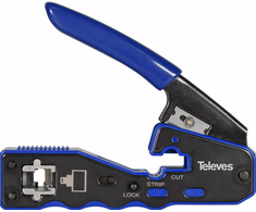 RJ45 jungčių presavimo mašina su automatiniu pjovimu Televes 209802