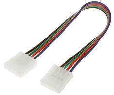 Orno Złączka RGB LED jungtis 10 mm, dvipusė, su laidu