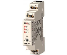 Zamel Faz 230 / 400V AC CAM- 01 asimetrinis jutiklis
