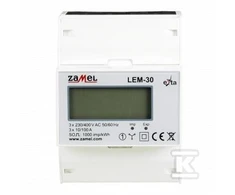 Zamel Maitinimo šaltinis LCD 100 A 4 MOD LEM- 30 EXT10000235
