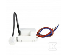 Zamel judesio jutiklis 800W PIR 120 / 360 miniatiūriniai laipsniai su zondu IP65 MCR- 08 kabelyje EXT10000271