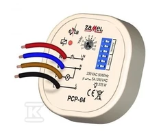 Zamelio laiko relė 230 V AC PCP-04 (EXT10000088)