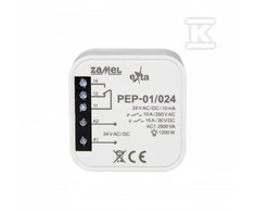 Zamel Prijungiama elektromagnetinė relė 24VAC/DC 10A PEP-01/024 EXT10000257