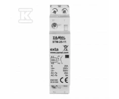 Zamel Modulinis montavimo kontaktorius 25A 1Z+1R 230V kintamosios srovės tipas: STM-25-11 EXT10000290