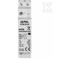 Zamel Modulinis montavimo kontaktorius 25A 2Z 230V AC tipas: STM-25-20 EXT10000288