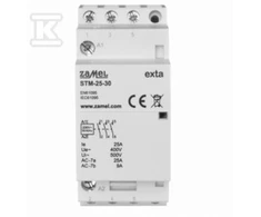 Zamel modulinis montavimo kontaktorius 25A 3Z 230V AC, tipas: STM-25-30 EXT10000291