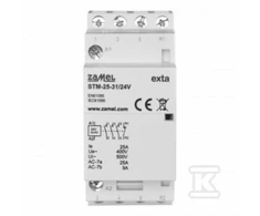 Zamel Modulinis montavimo kontaktorius 25A 3Z+1R 24V AC/DC tipas: STM-25-31/24V EXT10000293