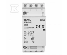 Zamel Modulinė kontaktoriaus ritė 25A 230V AC 3xZ 1xR TH35 EXTA ZAMEL STM-25-31 EXT10000292