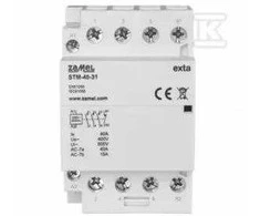Zamel Modulinis montavimo kontaktorius 40A 3xZ+1R 230V kintamosios srovės tipas: STM-40-31 EXT10000298