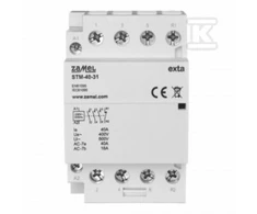 Zamel Modulinis montavimo kontaktorius 40A 3xZ+1R 230V kintamosios srovės tipas: STM-40-31 EXT10000298