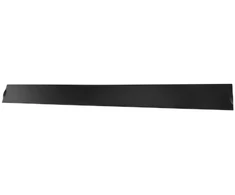 1U 19" plastikinis greito montavimo korpusas, juodas ALANTEC