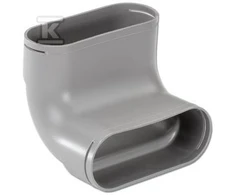 Zehnder ComfoTube Līkums flat 51, 90*, vertikāls