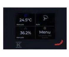 Zehnder ComfoAir 200 Multi Control skārienjūtīgais ekrāns ventilācijas plūsmas ātruma regulēšanai, juodas