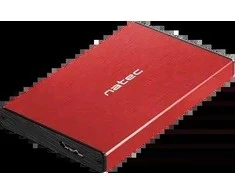 „Natec Rhino Go SATA 2,5 colio USB 3.0“ išorinis disko korpusas, raudonas