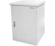 Alantec lauko sieninė rack spintelė 19" 18U 600x600, 4 atraminės sijos, 4 kabelių įvadai, spalva pilka (SZ-18U-600-600-01-S)