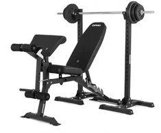 ZIPRO SUPERSET Regulowana ławka treningowa Reguliuojamas atlošas Reguliuojama kėdė Sporto salė, Namai Juoda