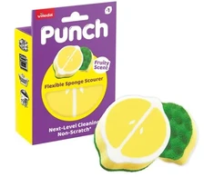 Vileda Lanksti kempinė „Punch“, citrinų skonio, 1 vnt.