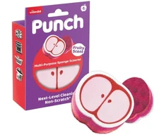 Valymo kempinė - Vileda Punch Universalus Kempinė, Tinkamas Indaplovėms, Obuolių Kvapas