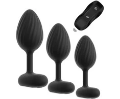 ANOS Vibrating Butt Plug Train