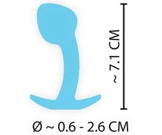 Mėlyna Cuties Plugs Mėlyna