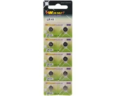 Button Cell Batteries LR41 x10