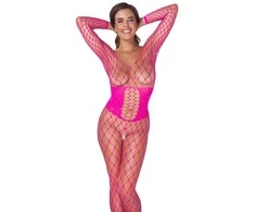 Pink Rožinė Rožinis kačių kostiumas „Fantasy“.