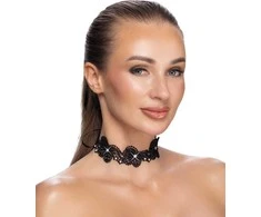 Choker juodas S-L