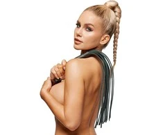 Leather Flogger auksinis