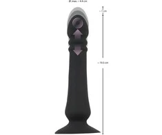Black Velvets Juodas Velvets Anal Thruster