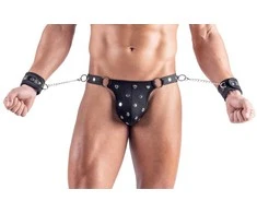 Men's Thong and Cuffs M
