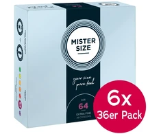 Mister Size 64mm 6xpack of 36