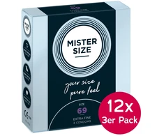 Mister dydis 69 mm, 12 vnt. pakuotėje po 3 vnt.
