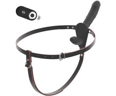 RC Vibrating Double Strap-On