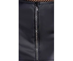 Skirt Rhinestone Zip M