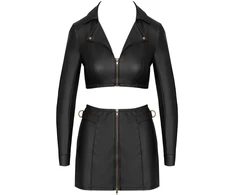Top and Skirt juodas L