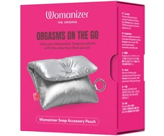Womanizer Snap Pouch Sidabrinis