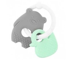 Akuku Silikoninis kramtukas BEAR/DUCK, A0126