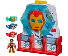 AVENGERS IRON MAN AND HIS AWESOME FRIENDS Rinkinys „Šarvų kambarys“