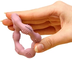 Baby Ono Babyono kramtukas silikoninis žiedas kreminis 825/04 825/01
