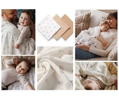 BabyOno vystyklai medvilniniai 3 vnt rudas 828/02 828/02