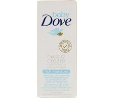 Dove BABY kremas nuo iššutimų 45 g., NAPPY CREAM RICH MOISTURE