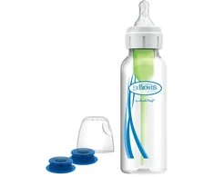 DR. BROWN'S buteliukas siauru kakleliu su spec. paskirties vožtuvu, 250ml