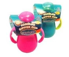 GRIPTIGHT gertuvė nuo 6 mėn.,HANDLED SIPPER CUP, rožinė