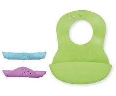 GRIPTIGHT silikoninis seilinukas su kišenėle nuo 6 mėn.