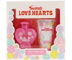 Love Hearts prausiklio ir šveitiklio rinkinys SWEET TREAT DUO