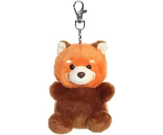 PALM PALS AURORA Raktų pakabukas – RAUDONOJI PANDA, 10 cm