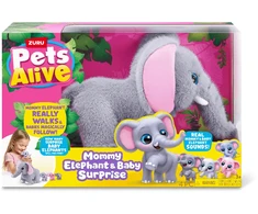 ZURU PETS ALIVE drambliukų mama su mažyliais