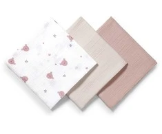 EgaKids BabyOno BabyOno vystyklai medvilniniai 3 vnt kreminis 828/03